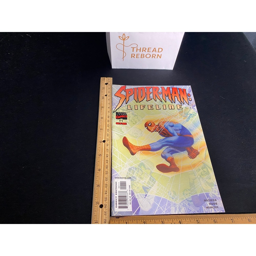 Spiderman‎ Lifeline #1 Marvel Comic Book Direct Edition Niceza Rude Wiacek